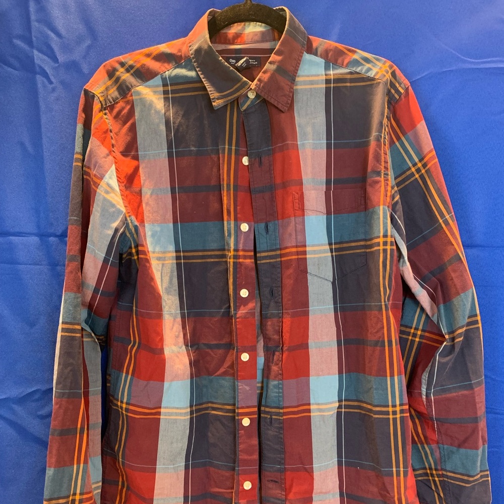 GAP flannel dress shirt